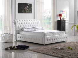 BED B04 QUEEN WHITE 